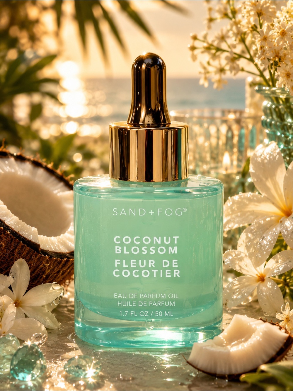 Sand + Fog Coconut Blossom Eau de Parfum Oil – 50 mL / 1.7 fl oz